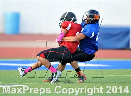 Thumbnail 3 in Native All-Star Football Classic (Red Hawks vs. Blue Eagles) photogallery.