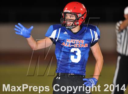 Thumbnail 2 in Native All-Star Football Classic (Red Hawks vs. Blue Eagles) photogallery.