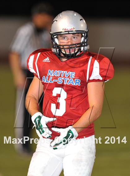 Thumbnail 2 in Native All-Star Football Classic (Red Hawks vs. Blue Eagles) photogallery.