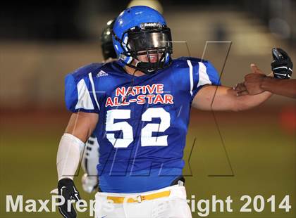 Thumbnail 3 in Native All-Star Football Classic (Red Hawks vs. Blue Eagles) photogallery.