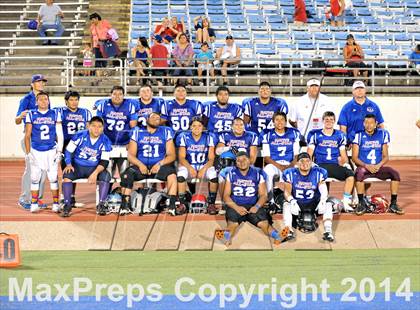Thumbnail 3 in Native All-Star Football Classic (Red Hawks vs. Blue Eagles) photogallery.