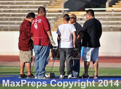 Thumbnail 2 in Native All-Star Football Classic (Red Hawks vs. Blue Eagles) photogallery.