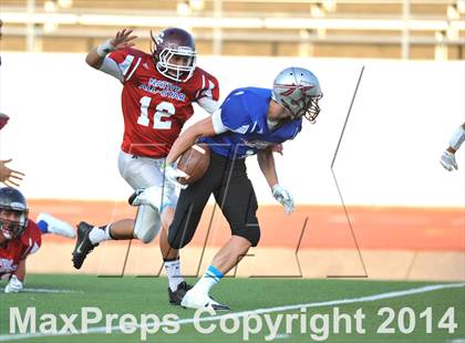 Thumbnail 2 in Native All-Star Football Classic (Red Hawks vs. Blue Eagles) photogallery.