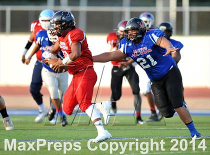 Thumbnail 2 in Native All-Star Football Classic (Red Hawks vs. Blue Eagles) photogallery.