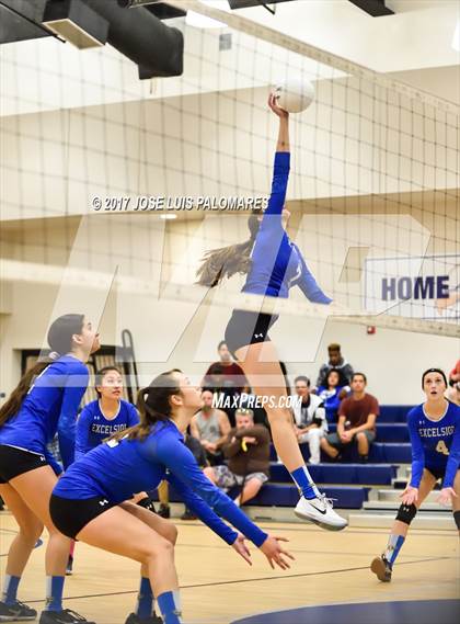 Thumbnail 3 in Delphi Academy @ Excelsior Charter (CIF SS D10 1st Round Playoff) photogallery.