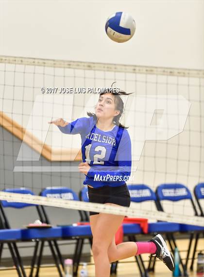 Thumbnail 1 in Delphi Academy @ Excelsior Charter (CIF SS D10 1st Round Playoff) photogallery.