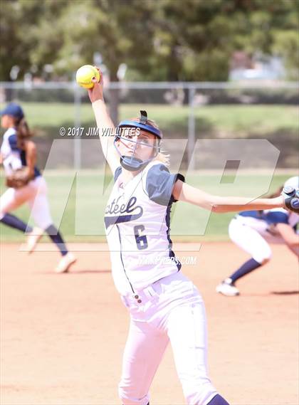 Thumbnail 2 in Casteel vs. Paradise Honors (Chandler Prep Softball Classic) photogallery.