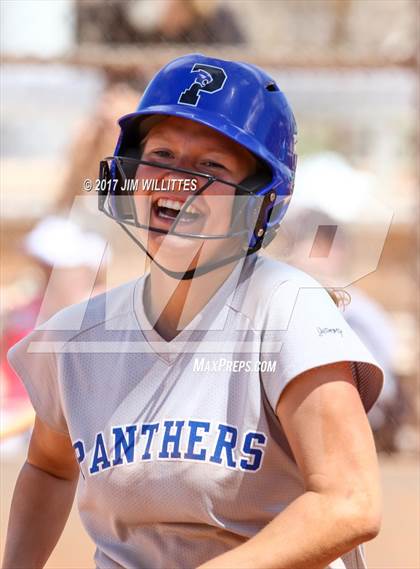 Thumbnail 3 in Casteel vs. Paradise Honors (Chandler Prep Softball Classic) photogallery.