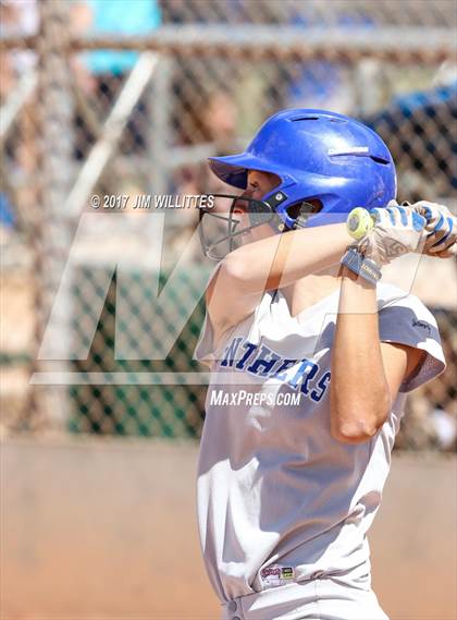 Thumbnail 1 in Casteel vs. Paradise Honors (Chandler Prep Softball Classic) photogallery.
