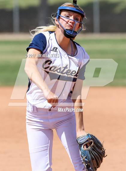 Thumbnail 2 in Casteel vs. Paradise Honors (Chandler Prep Softball Classic) photogallery.