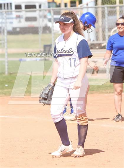 Thumbnail 3 in Casteel vs. Paradise Honors (Chandler Prep Softball Classic) photogallery.