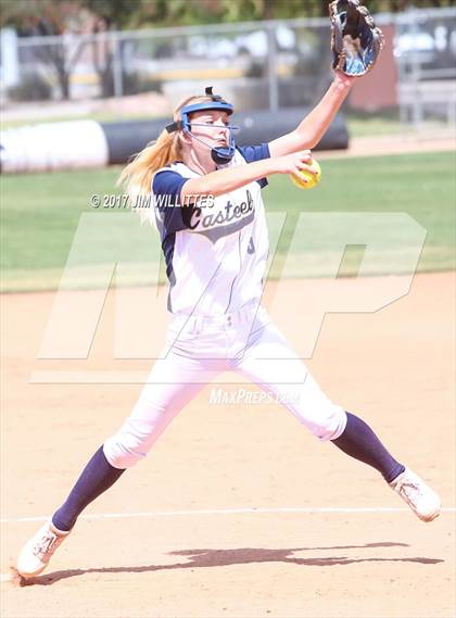 Thumbnail 2 in Casteel vs. Paradise Honors (Chandler Prep Softball Classic) photogallery.