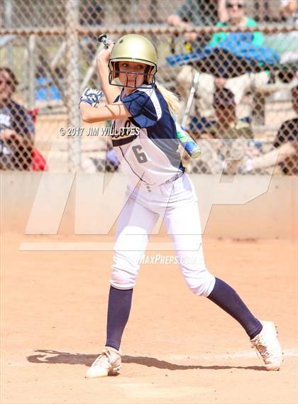 Thumbnail 2 in Casteel vs. Paradise Honors (Chandler Prep Softball Classic) photogallery.