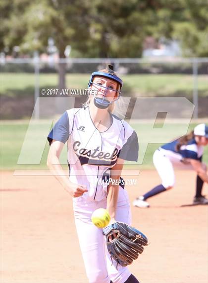 Thumbnail 3 in Casteel vs. Paradise Honors (Chandler Prep Softball Classic) photogallery.