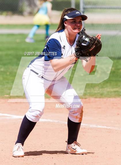 Thumbnail 1 in Casteel vs. Paradise Honors (Chandler Prep Softball Classic) photogallery.