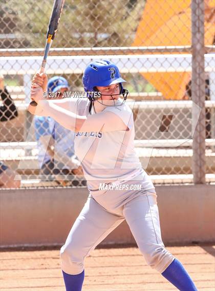 Thumbnail 1 in Casteel vs. Paradise Honors (Chandler Prep Softball Classic) photogallery.