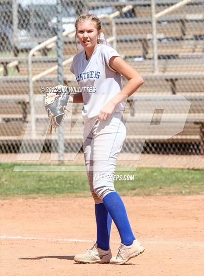 Thumbnail 3 in Casteel vs. Paradise Honors (Chandler Prep Softball Classic) photogallery.