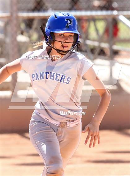 Thumbnail 1 in Casteel vs. Paradise Honors (Chandler Prep Softball Classic) photogallery.