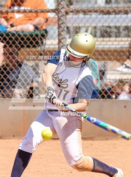 Thumbnail 3 in Casteel vs. Paradise Honors (Chandler Prep Softball Classic) photogallery.