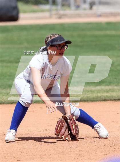 Thumbnail 2 in Casteel vs. Paradise Honors (Chandler Prep Softball Classic) photogallery.
