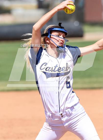 Thumbnail 2 in Casteel vs. Paradise Honors (Chandler Prep Softball Classic) photogallery.