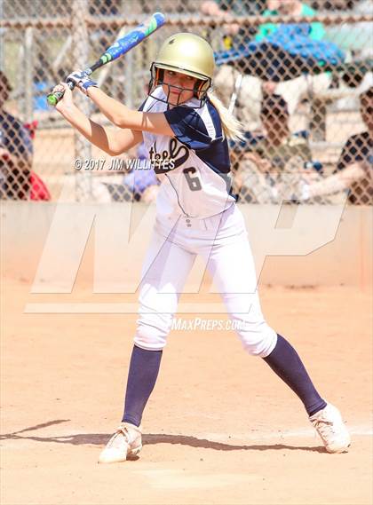 Thumbnail 1 in Casteel vs. Paradise Honors (Chandler Prep Softball Classic) photogallery.