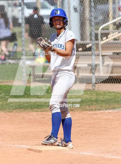 Thumbnail 1 in Casteel vs. Paradise Honors (Chandler Prep Softball Classic) photogallery.