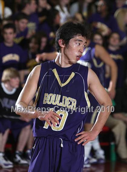 Thumbnail 2 in Boulder @ Regis Jesuit (5A Sweet 16) photogallery.
