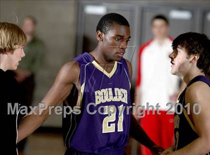 Thumbnail 2 in Boulder @ Regis Jesuit (5A Sweet 16) photogallery.