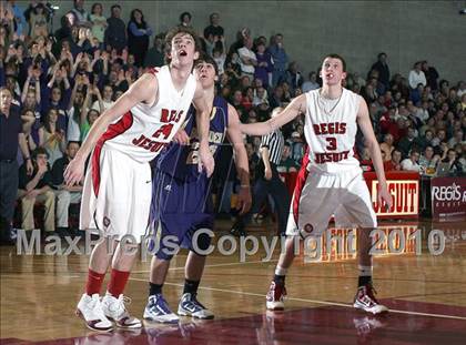 Thumbnail 2 in Boulder @ Regis Jesuit (5A Sweet 16) photogallery.