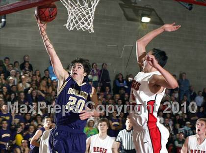 Thumbnail 2 in Boulder @ Regis Jesuit (5A Sweet 16) photogallery.