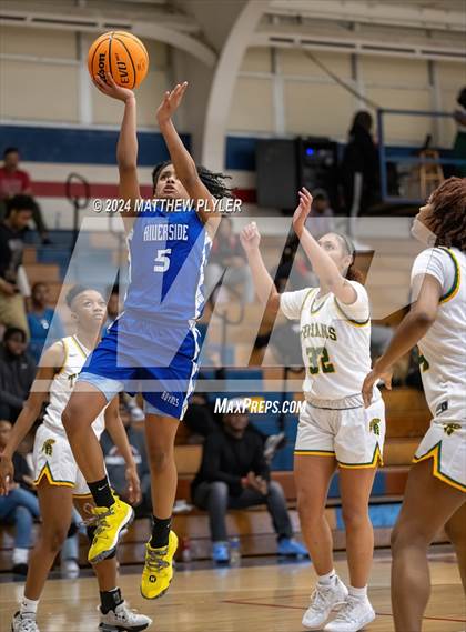 Thumbnail 3 in Riverside Christian Academy vs. Pine Forest (MLK Dream Jam 2023) photogallery.