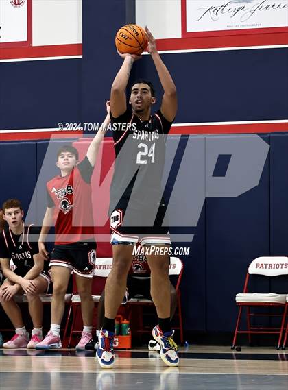 Thumbnail 1 in Combine Academy National vs. The Burlington School photogallery.