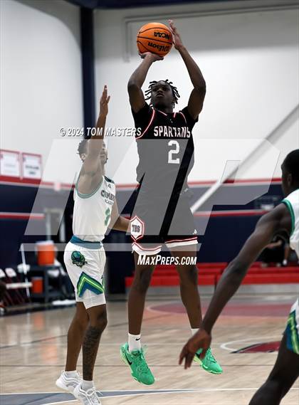 Thumbnail 3 in Combine Academy National vs. The Burlington School photogallery.