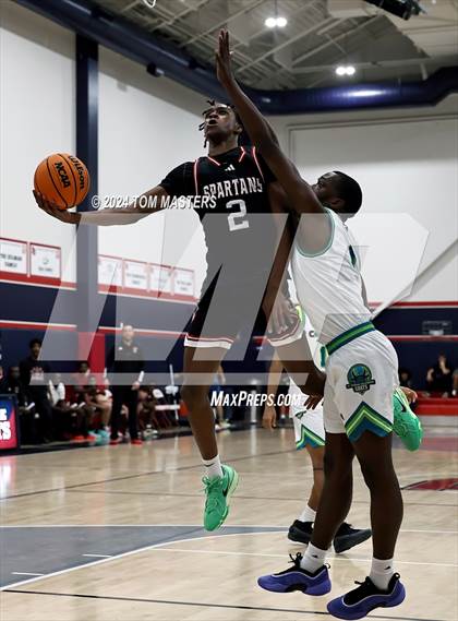 Thumbnail 2 in Combine Academy National vs. The Burlington School photogallery.