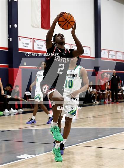 Thumbnail 3 in Combine Academy National vs. The Burlington School photogallery.