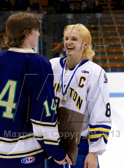 Thumbnail 3 in Newington/Berlin vs. Rockville/Bolton/Coventry/Lyman Memorial (CIAC Division III Final) photogallery.