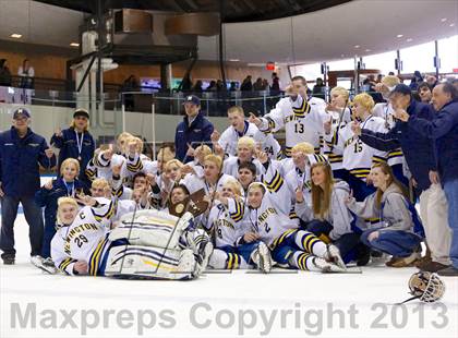 Thumbnail 2 in Newington/Berlin vs. Rockville/Bolton/Coventry/Lyman Memorial (CIAC Division III Final) photogallery.