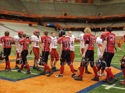 Thumbnail 3 in Moriah vs Maple Grove (NYSPHSAA Class D Final) photogallery.
