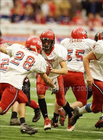 Thumbnail 2 in Moriah vs Maple Grove (NYSPHSAA Class D Final) photogallery.