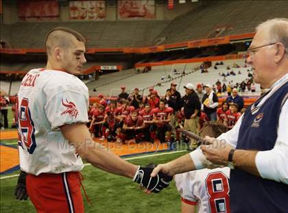 Thumbnail 3 in Moriah vs Maple Grove (NYSPHSAA Class D Final) photogallery.