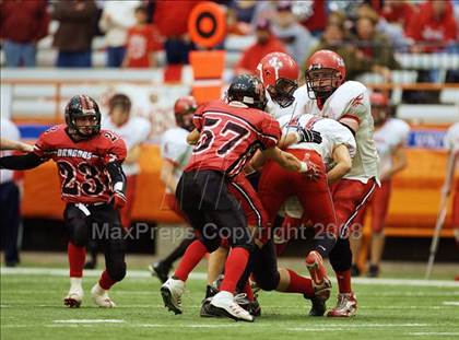 Thumbnail 2 in Moriah vs Maple Grove (NYSPHSAA Class D Final) photogallery.