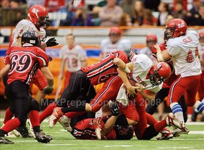 Thumbnail 3 in Moriah vs Maple Grove (NYSPHSAA Class D Final) photogallery.