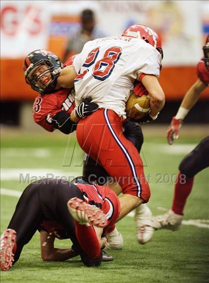 Thumbnail 3 in Moriah vs Maple Grove (NYSPHSAA Class D Final) photogallery.