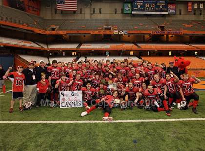 Thumbnail 2 in Moriah vs Maple Grove (NYSPHSAA Class D Final) photogallery.