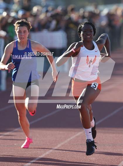 Thumbnail 2 in CIF NCS Meet of Champions (Girls 100 Meter) photogallery.