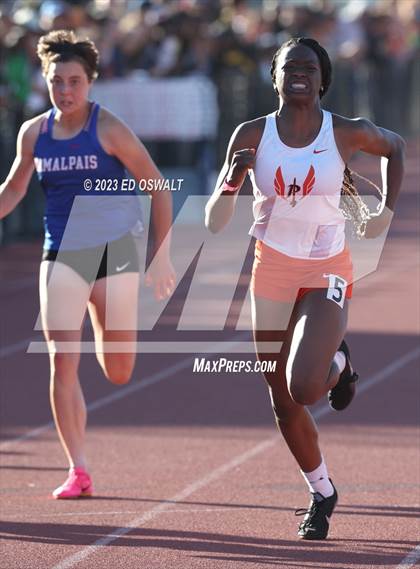 Thumbnail 1 in CIF NCS Meet of Champions (Girls 100 Meter) photogallery.