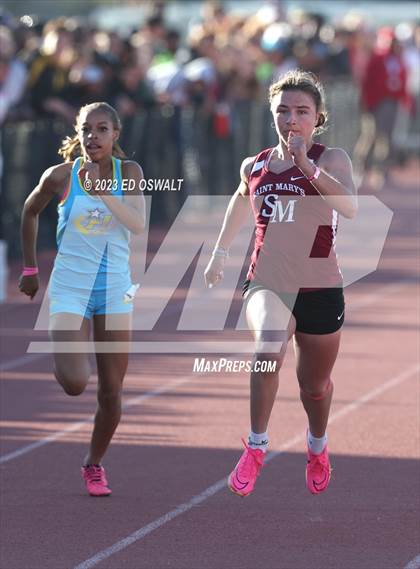 Thumbnail 2 in CIF NCS Meet of Champions (Girls 100 Meter) photogallery.