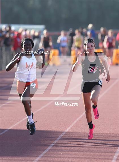 Thumbnail 1 in CIF NCS Meet of Champions (Girls 100 Meter) photogallery.