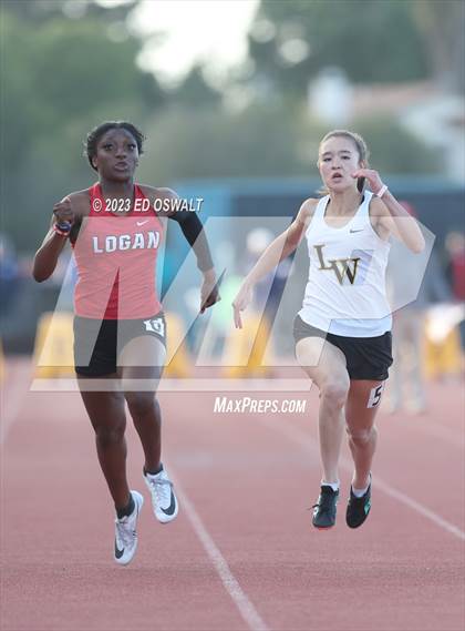 Thumbnail 3 in CIF NCS Meet of Champions (Girls 100 Meter) photogallery.